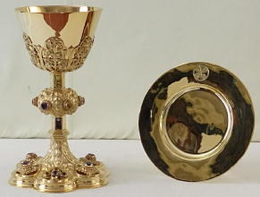 Sterling Silver English Gothic Chalice